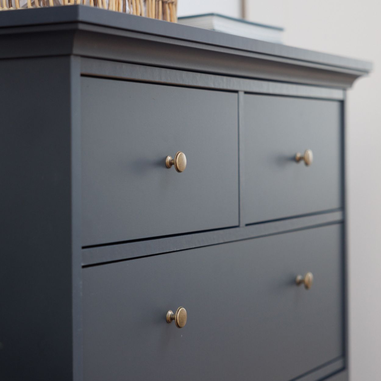Monacco 6 Drawer Chest Grey