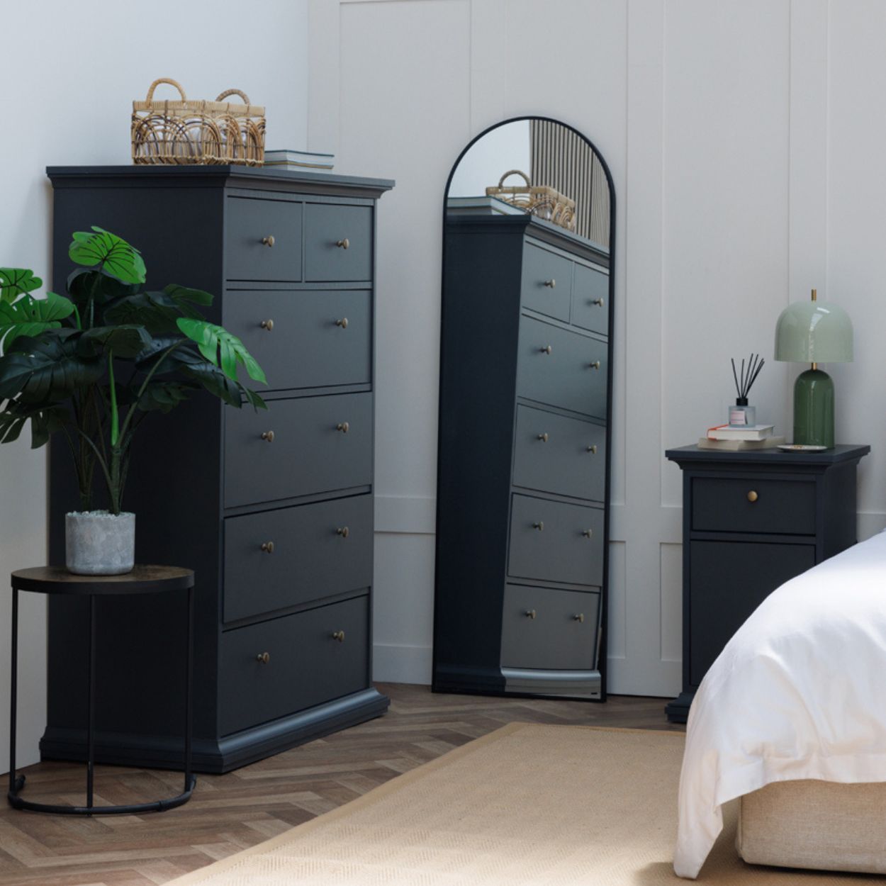 Monacco 6 Drawer Chest Grey