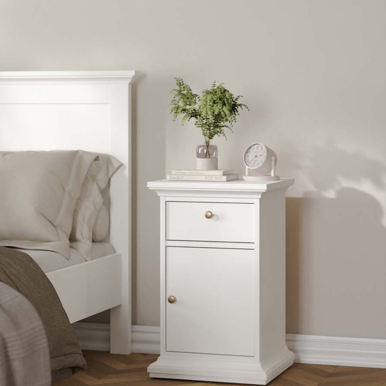 Monacco Nightstand White