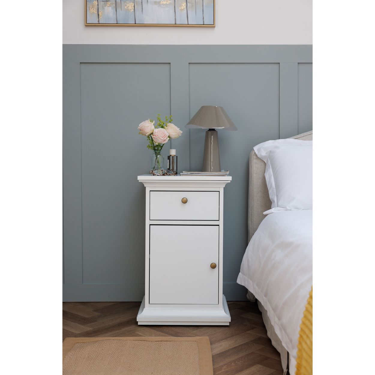 Monacco Nightstand White
