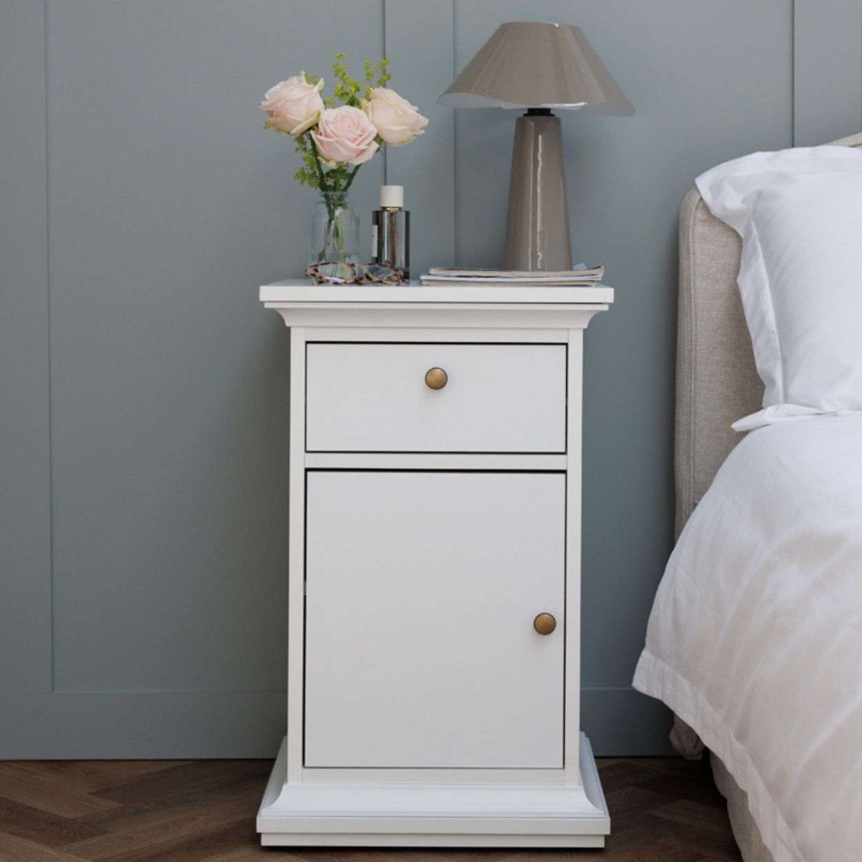 Monaco Nightstand White