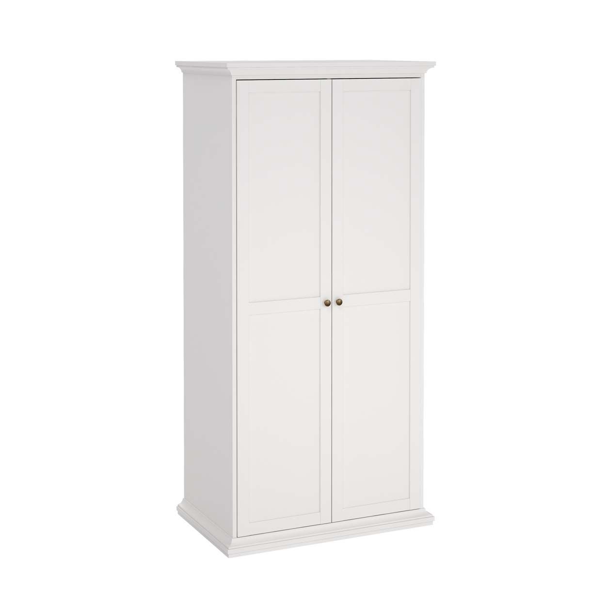 Monacco 2 Door Wardrobe White