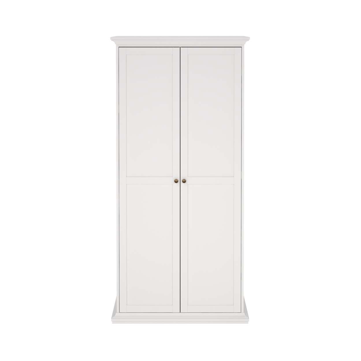 Monacco 2 Door Wardrobe White