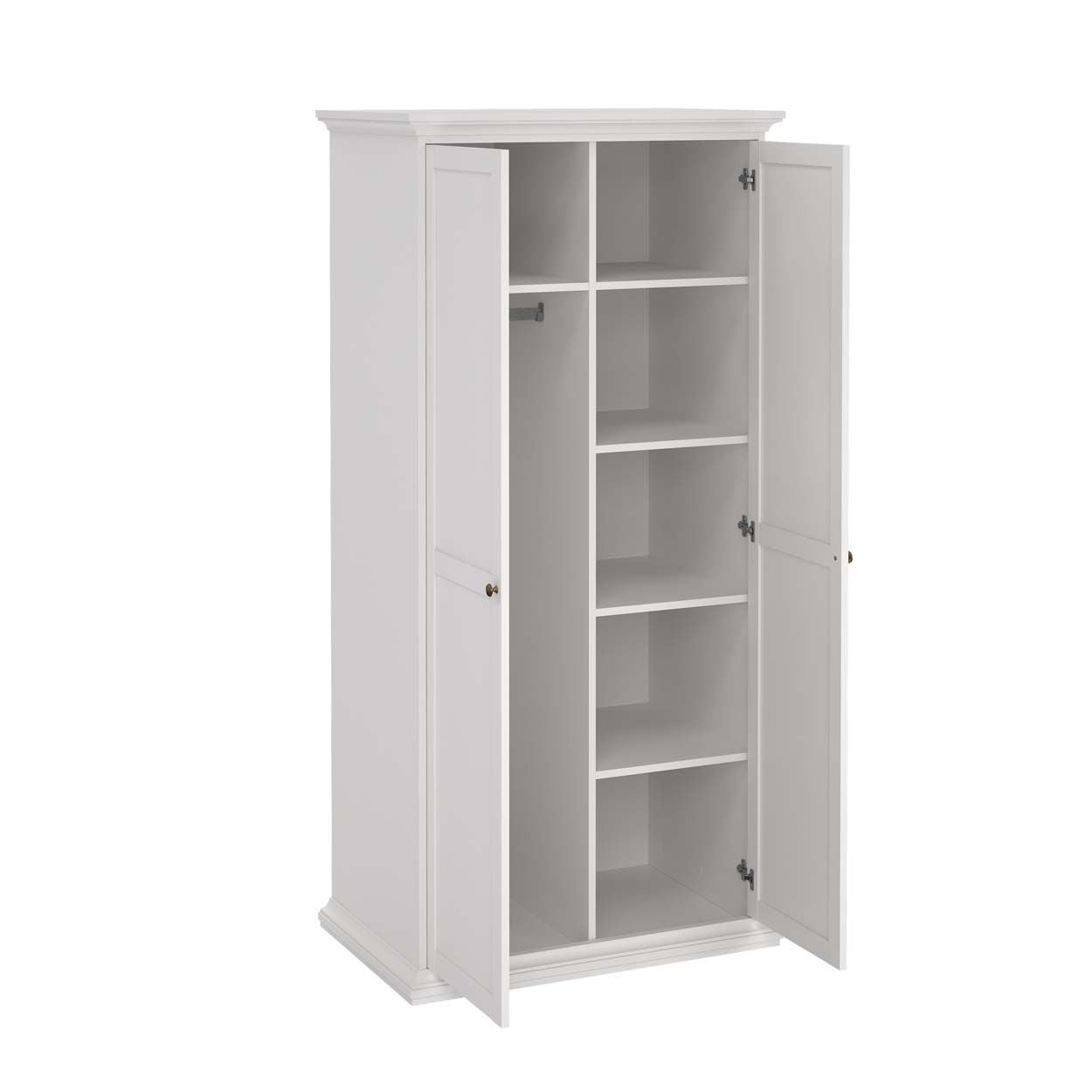 Monaco 2 Door Wardrobe White