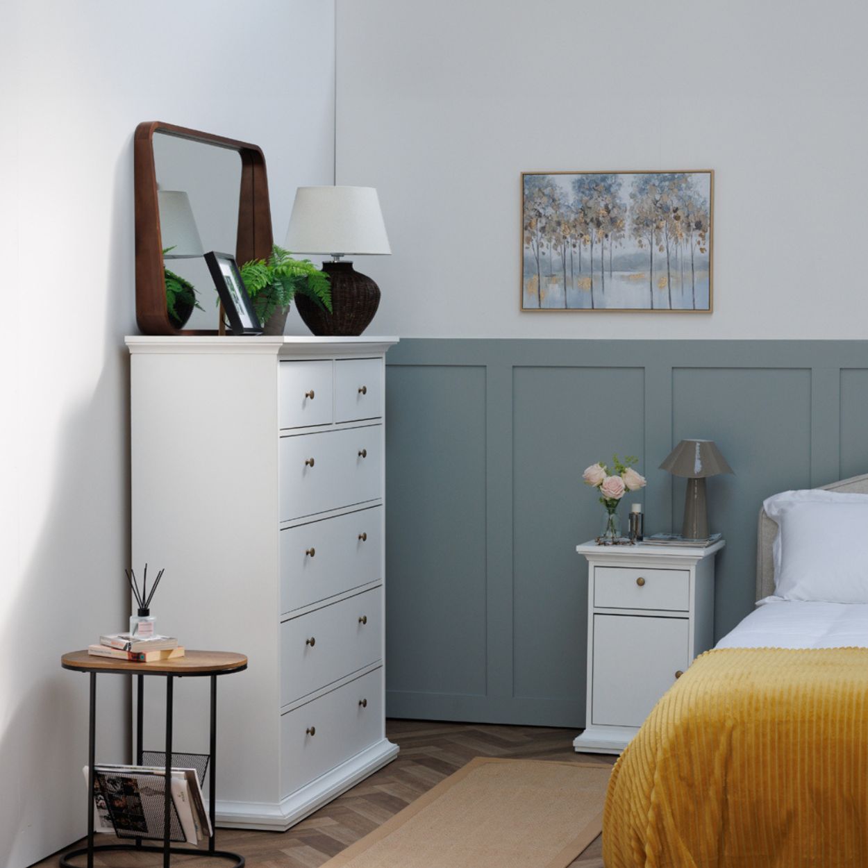 Monacco 6 Drawer Chest White