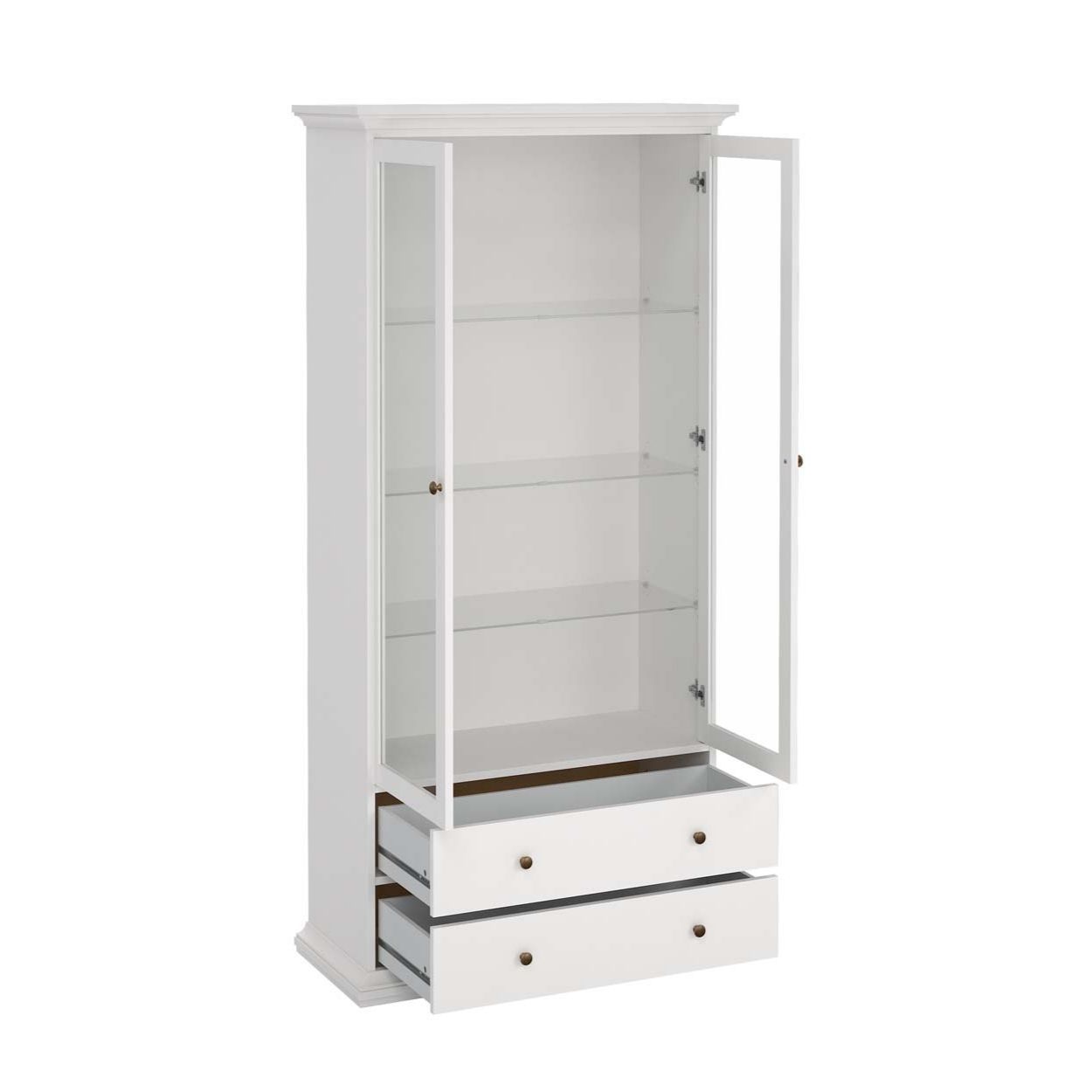 Monaco China Cabinet White