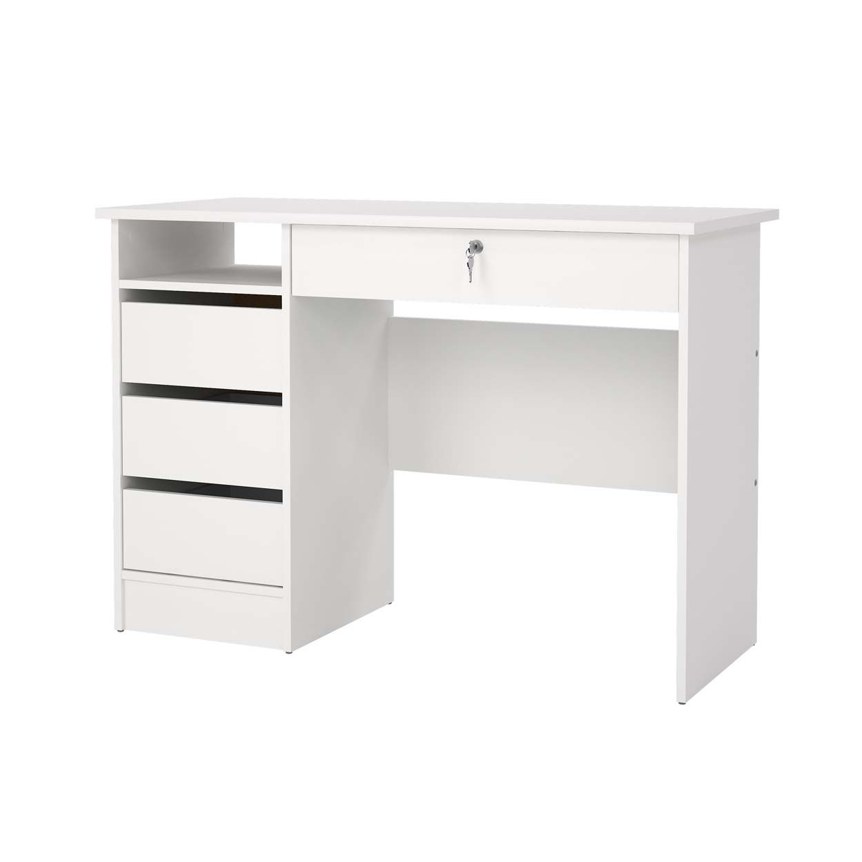 Function Plus Desk White