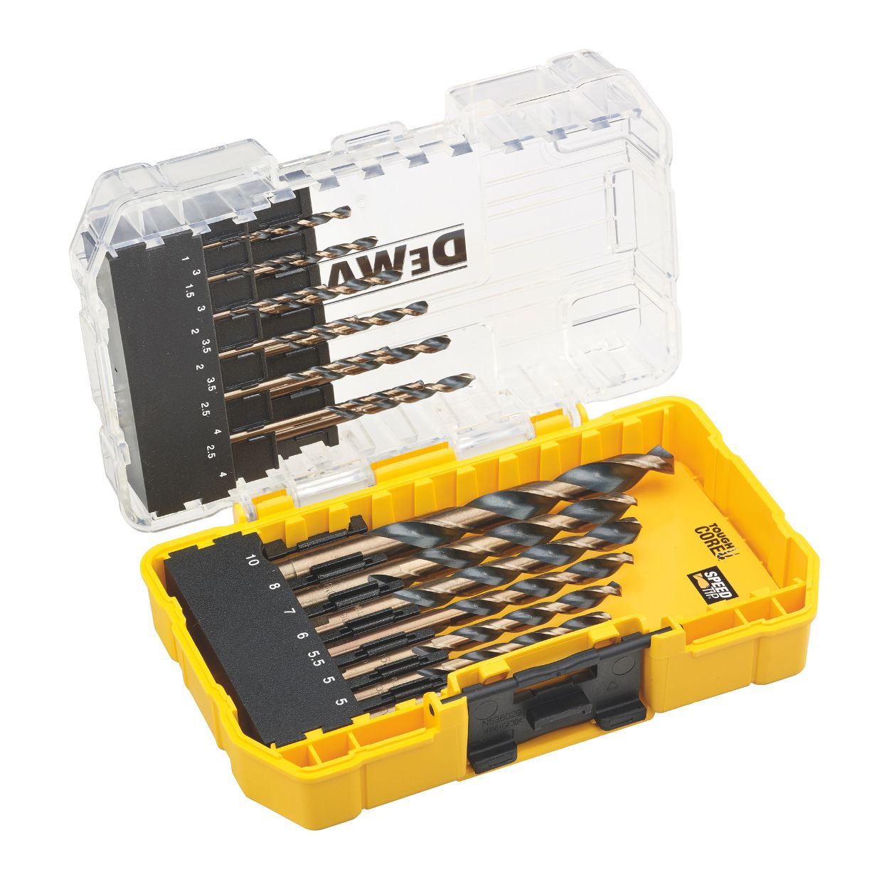 DEWALT DRILL SET BLACK AND GOLD 19PC
