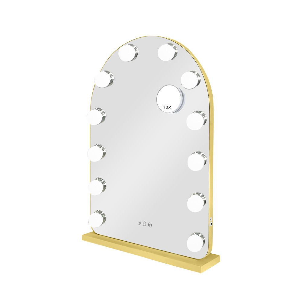 Hollywood Dressing Table Mirror Gold 40 X 60Cm