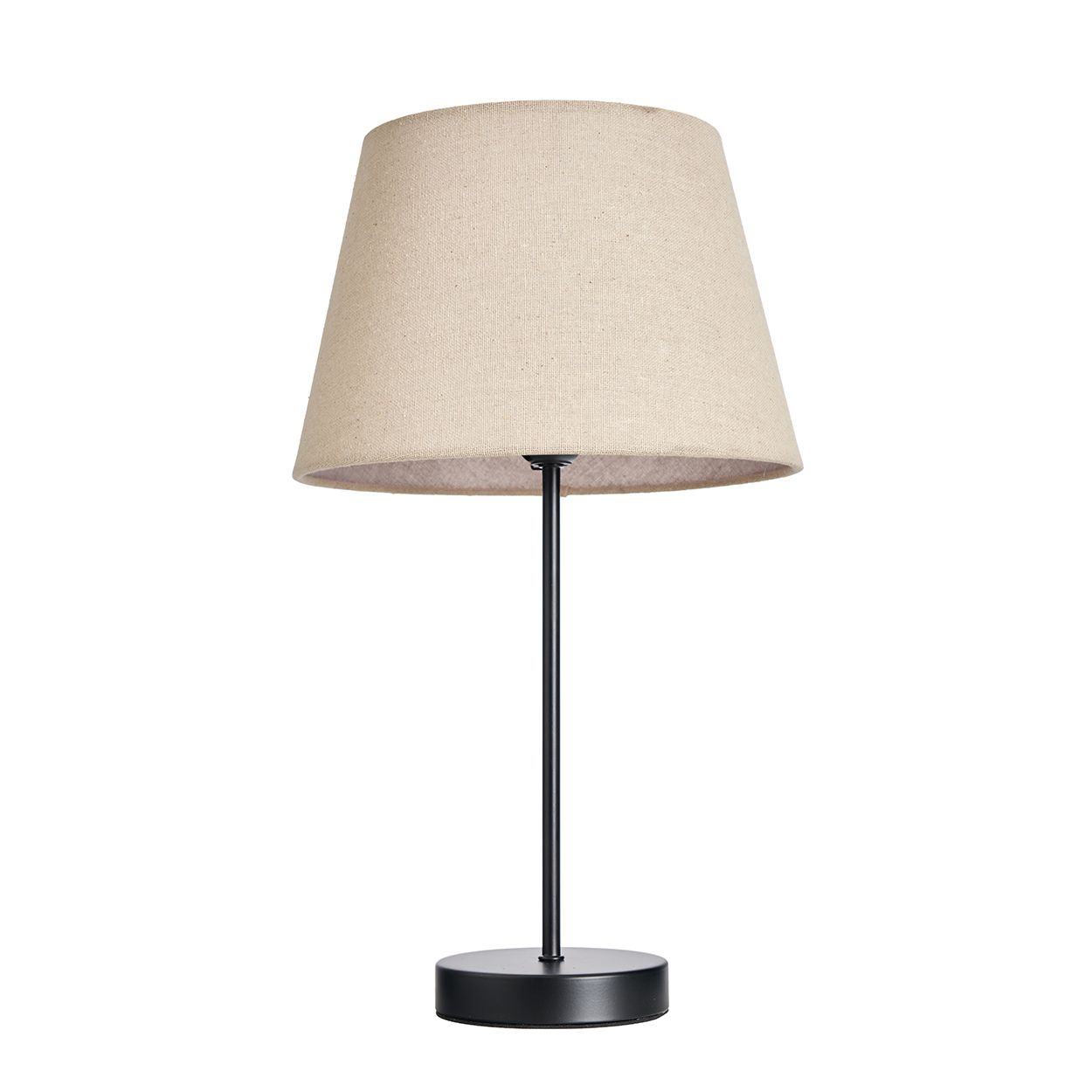 Haydon Table & Floor Lamp Set - Black/Ivory