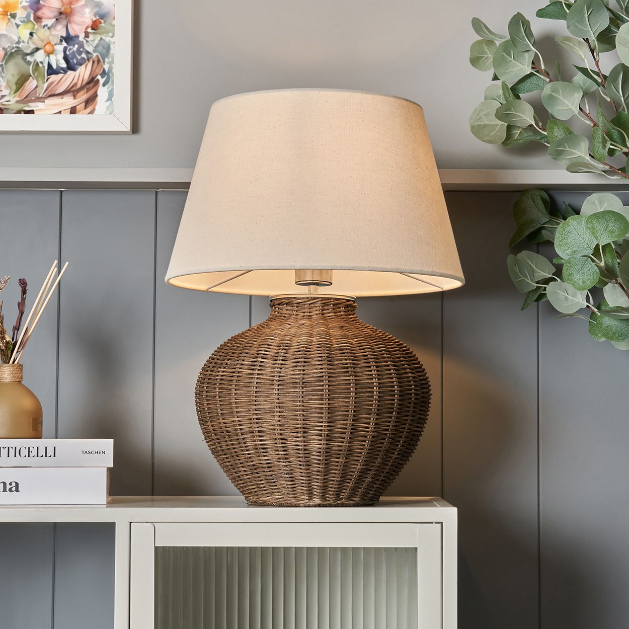 Bardon Rattan Table Lamp
