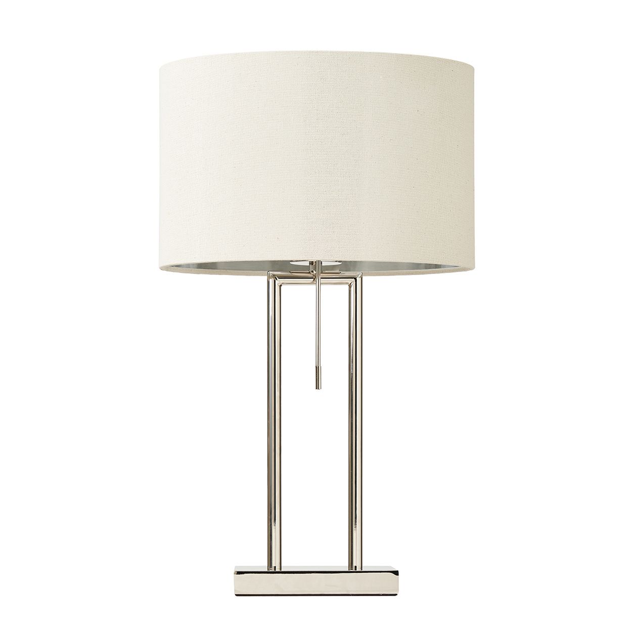 Lonton Hotel Table Lamp - Polished Nickel