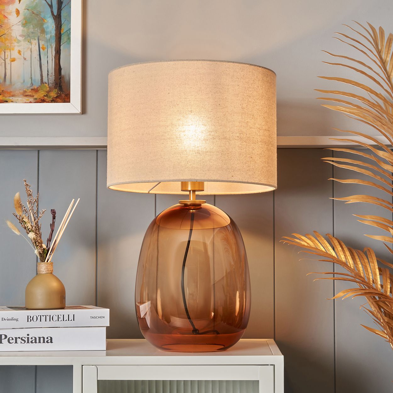 Ryton Ombre Glass Table Lamp