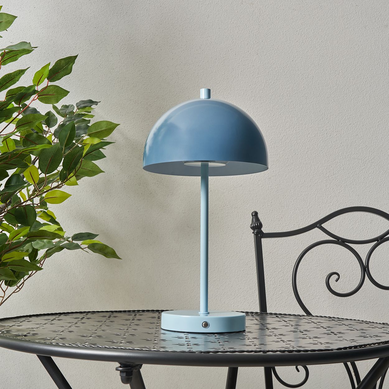 Seaton Rechargeable Table Lamp Blue
