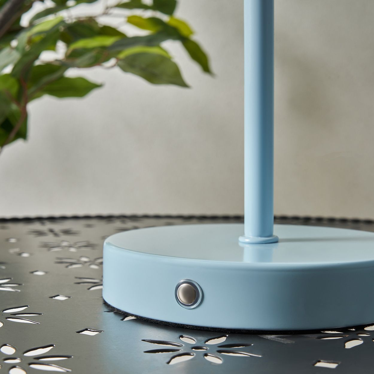 Seaton Rechargeable Table Lamp Blue