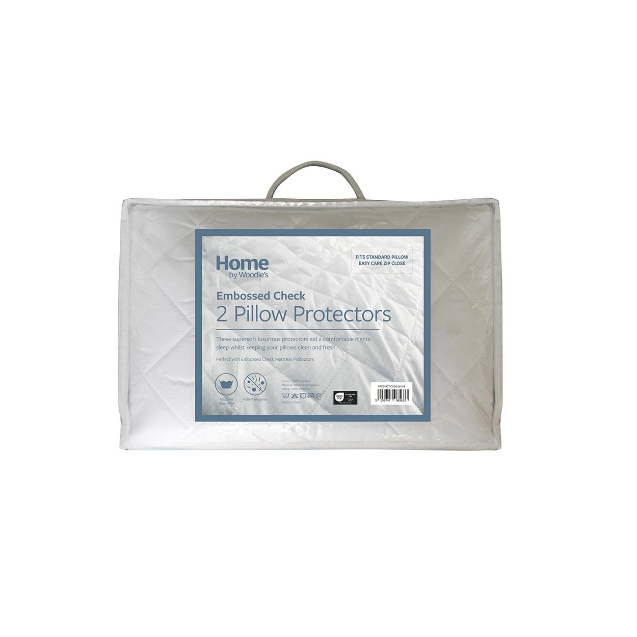 Embossed Pillow Protector Pair