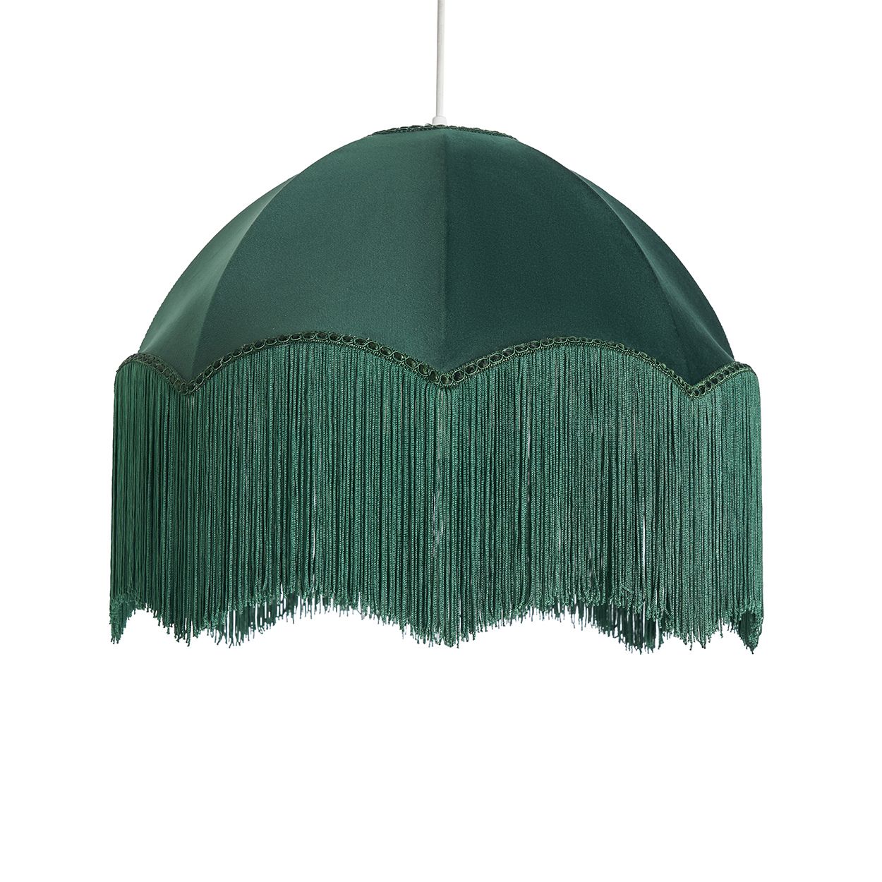 Doxford Fran Fringed Shade Green