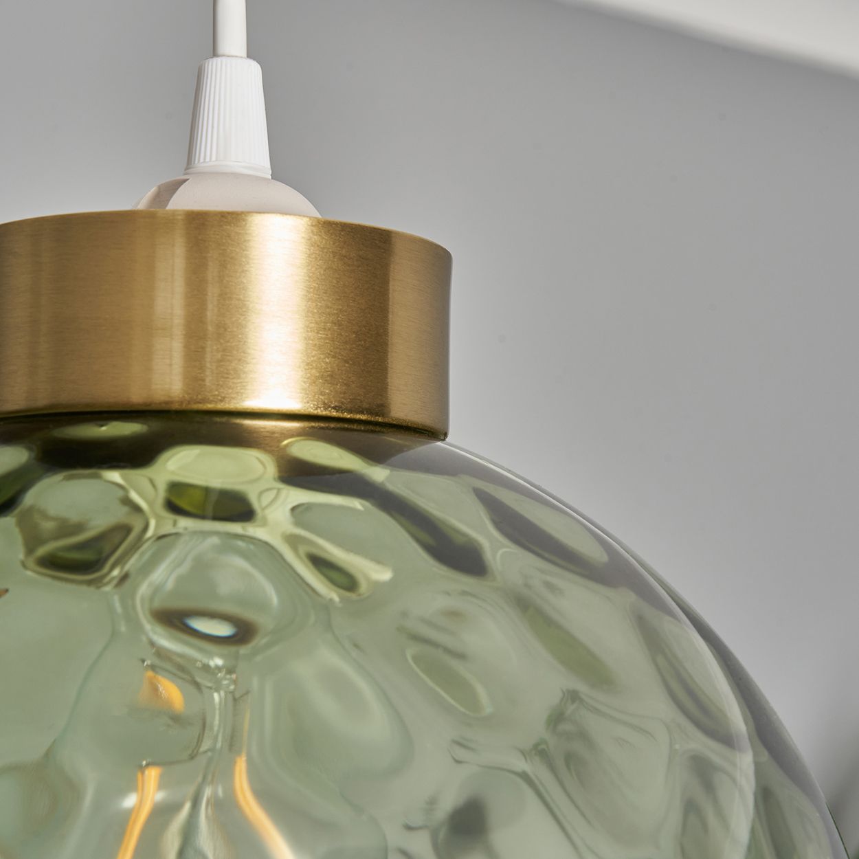 Dimpled Glass Easy Fit Green