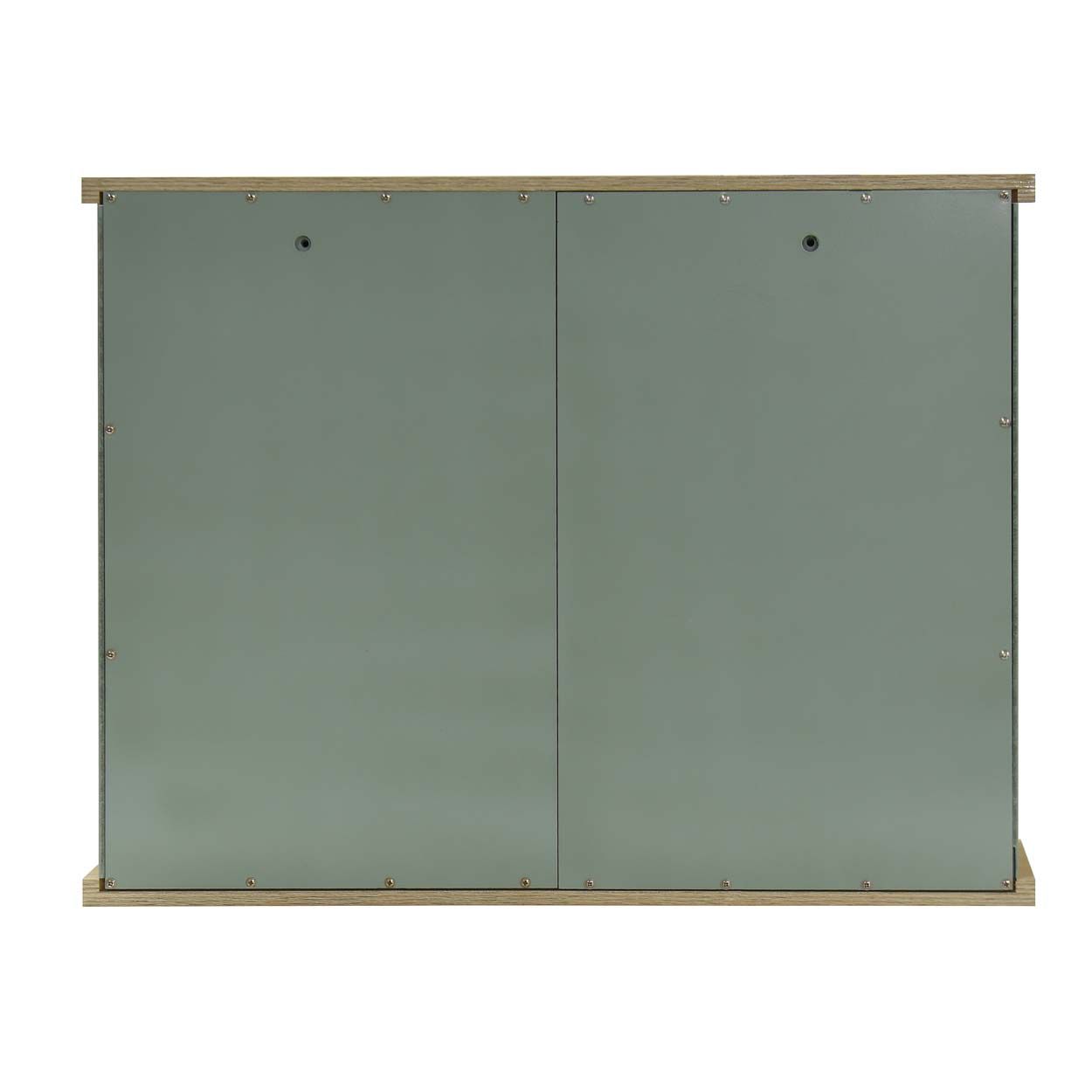 Bray Two Tone Double Door Mirror Cabinet