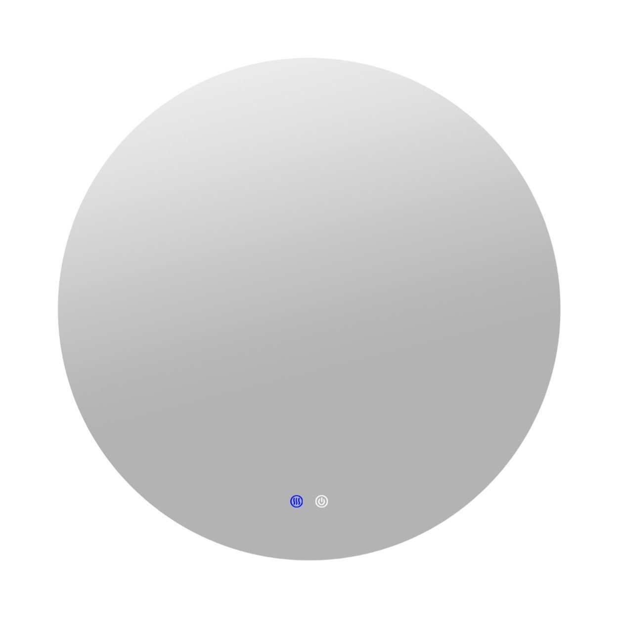 Round LED backlit mirror 70cm