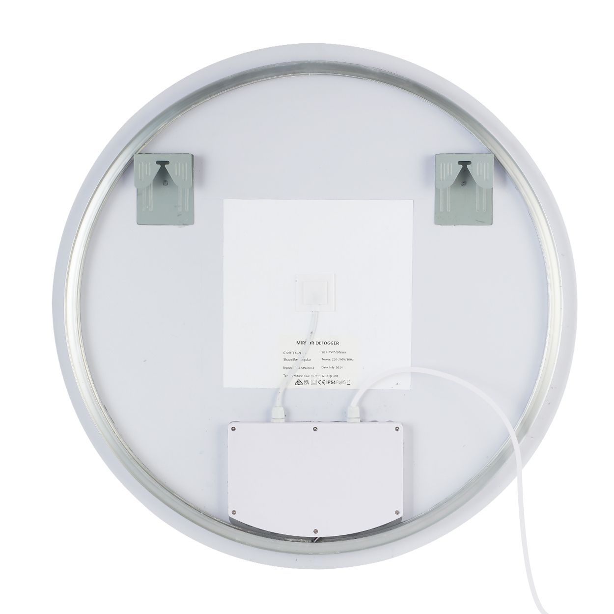 Round LED backlit mirror 70cm