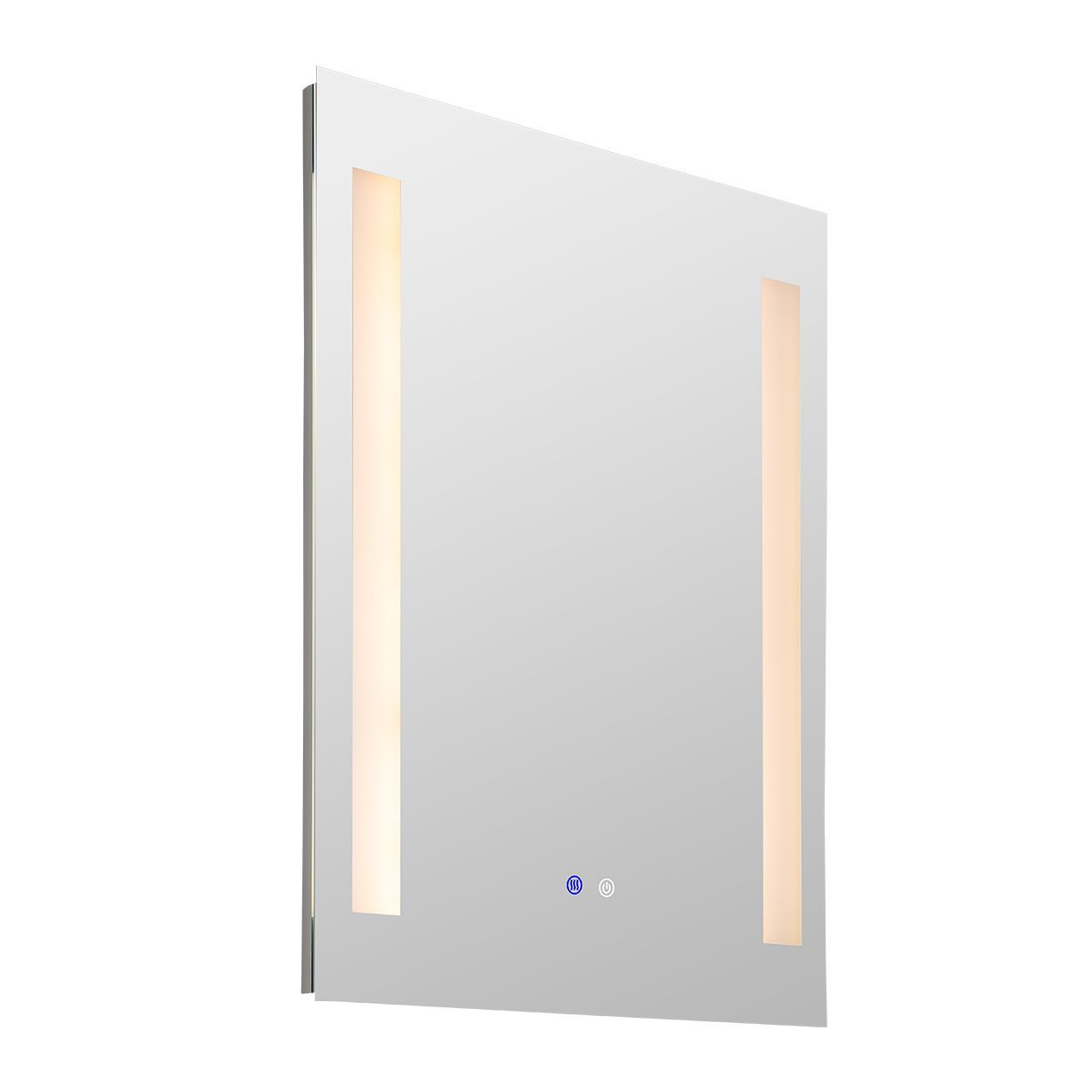 Rectangular shape LED frontlit mirror 60x80cm