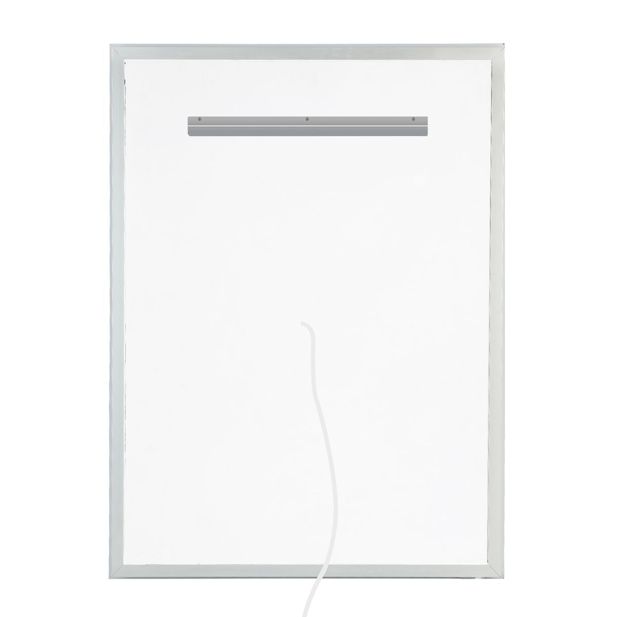 Rectangular shape LED frontlit mirror 60x80cm