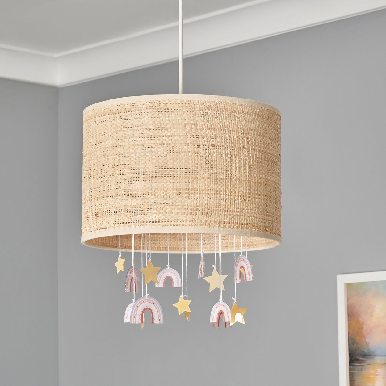 Rainbow And Stars Mobile Shade