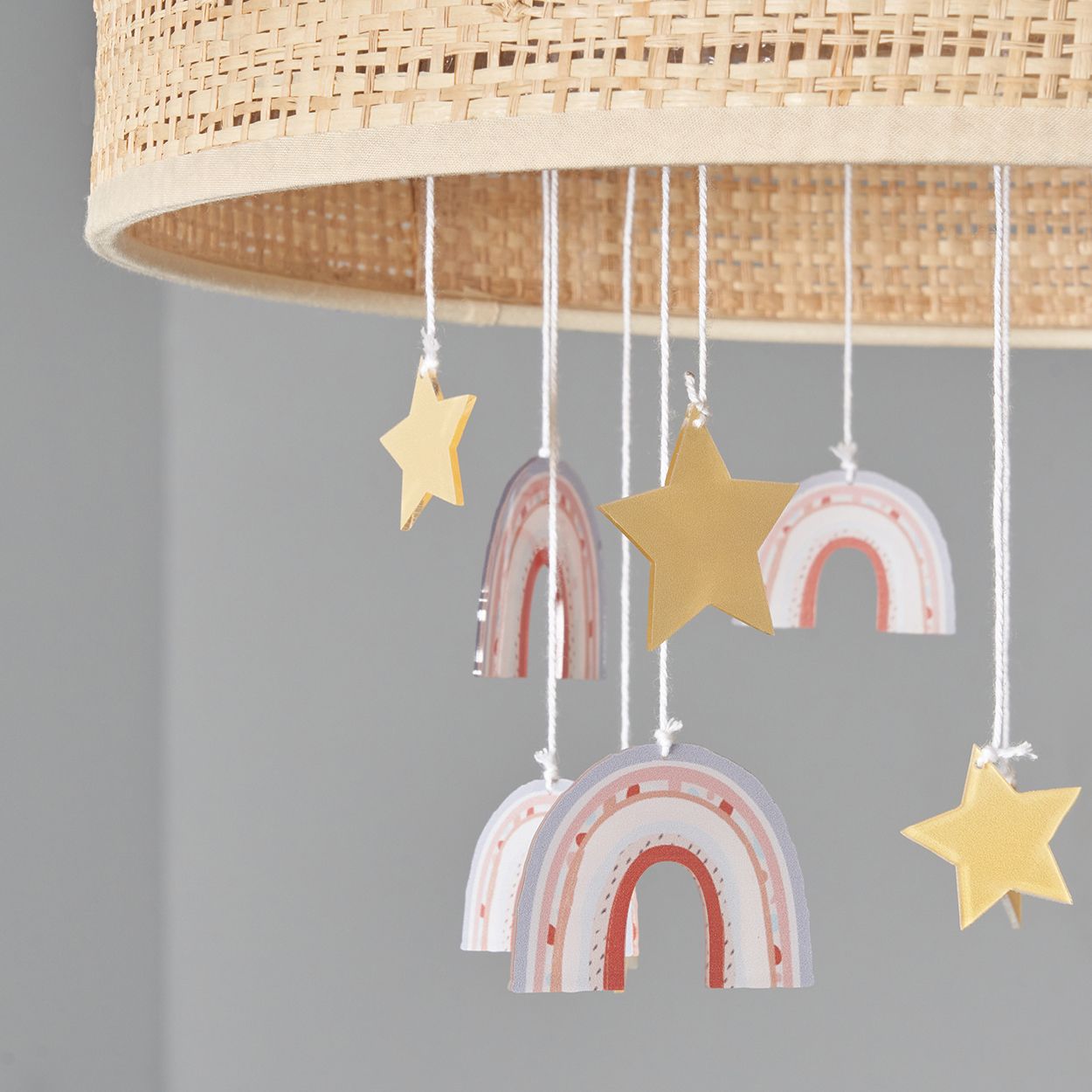 Rainbow And Stars Mobile Shade