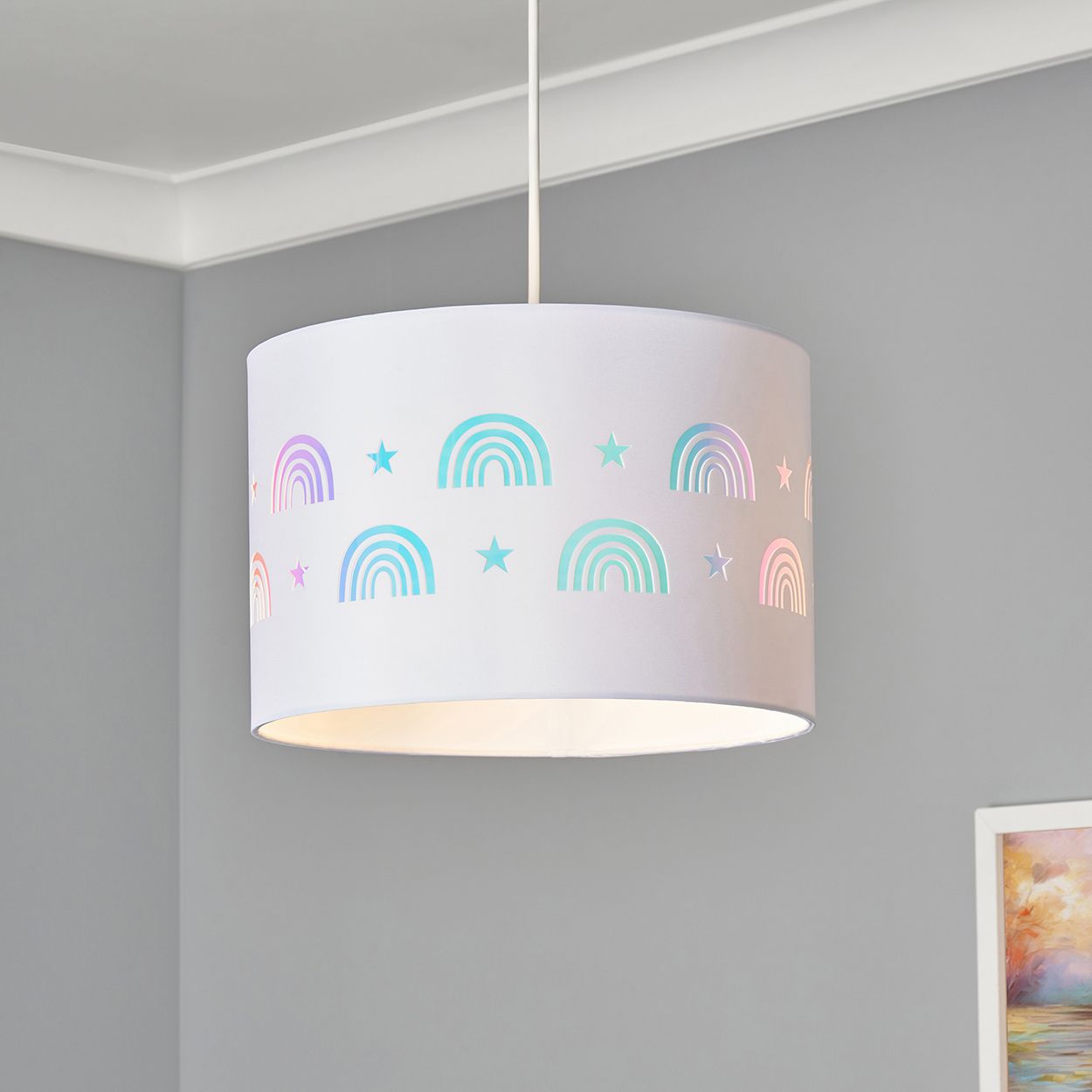 Iridescent Rainbow Shade