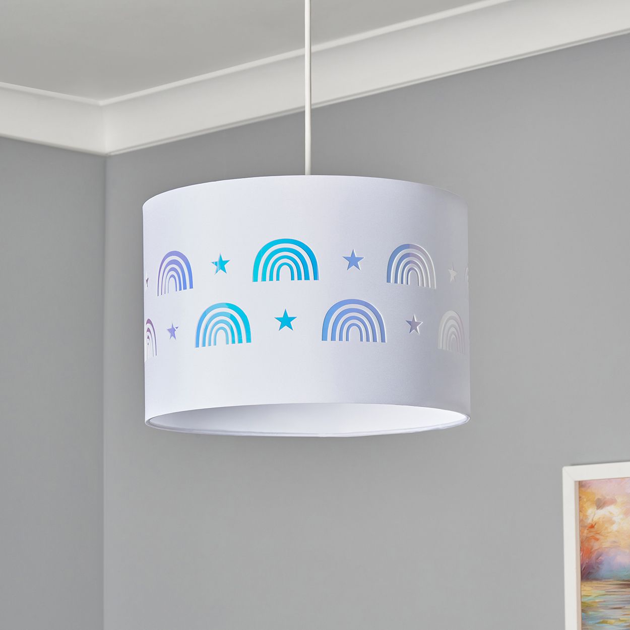 Iridescent Rainbow Shade