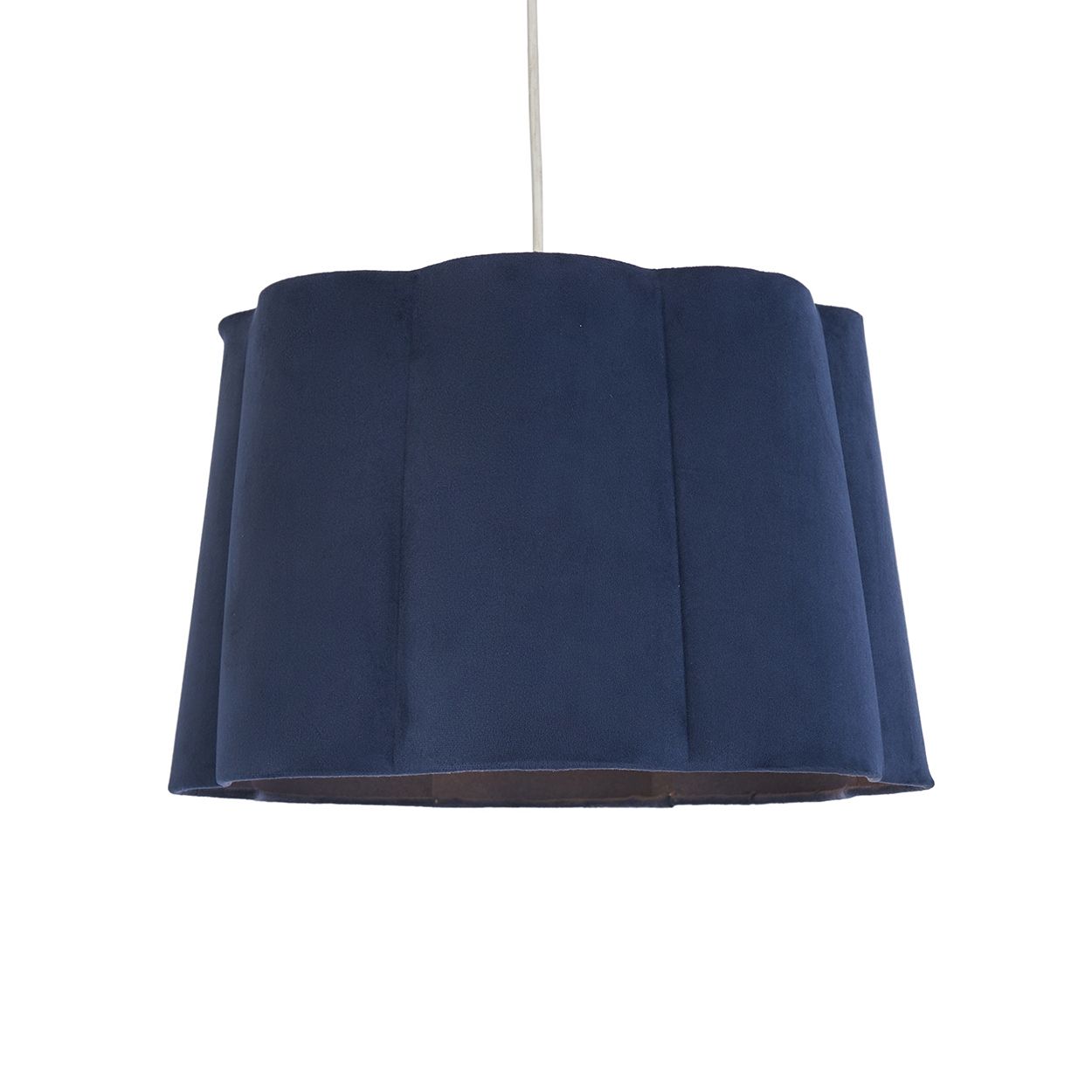 Fenham Tapered Scalloped Shade Navy