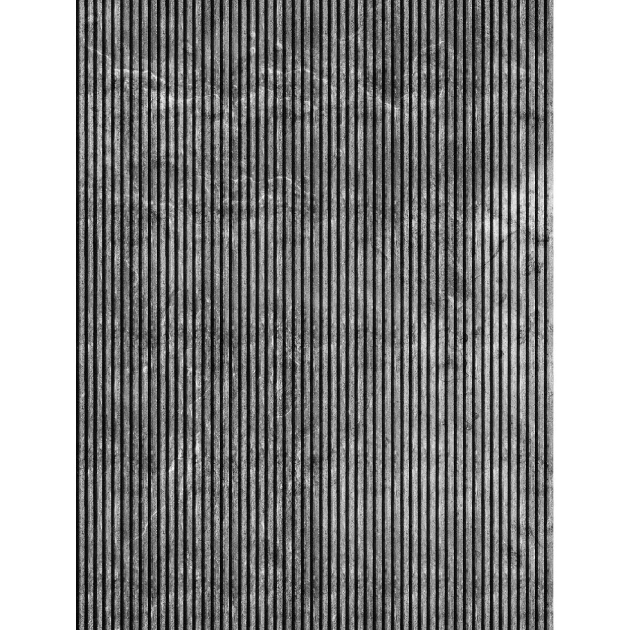Splashbax Shower Panel Grey Concrete Slat Effect 122X244Cm
