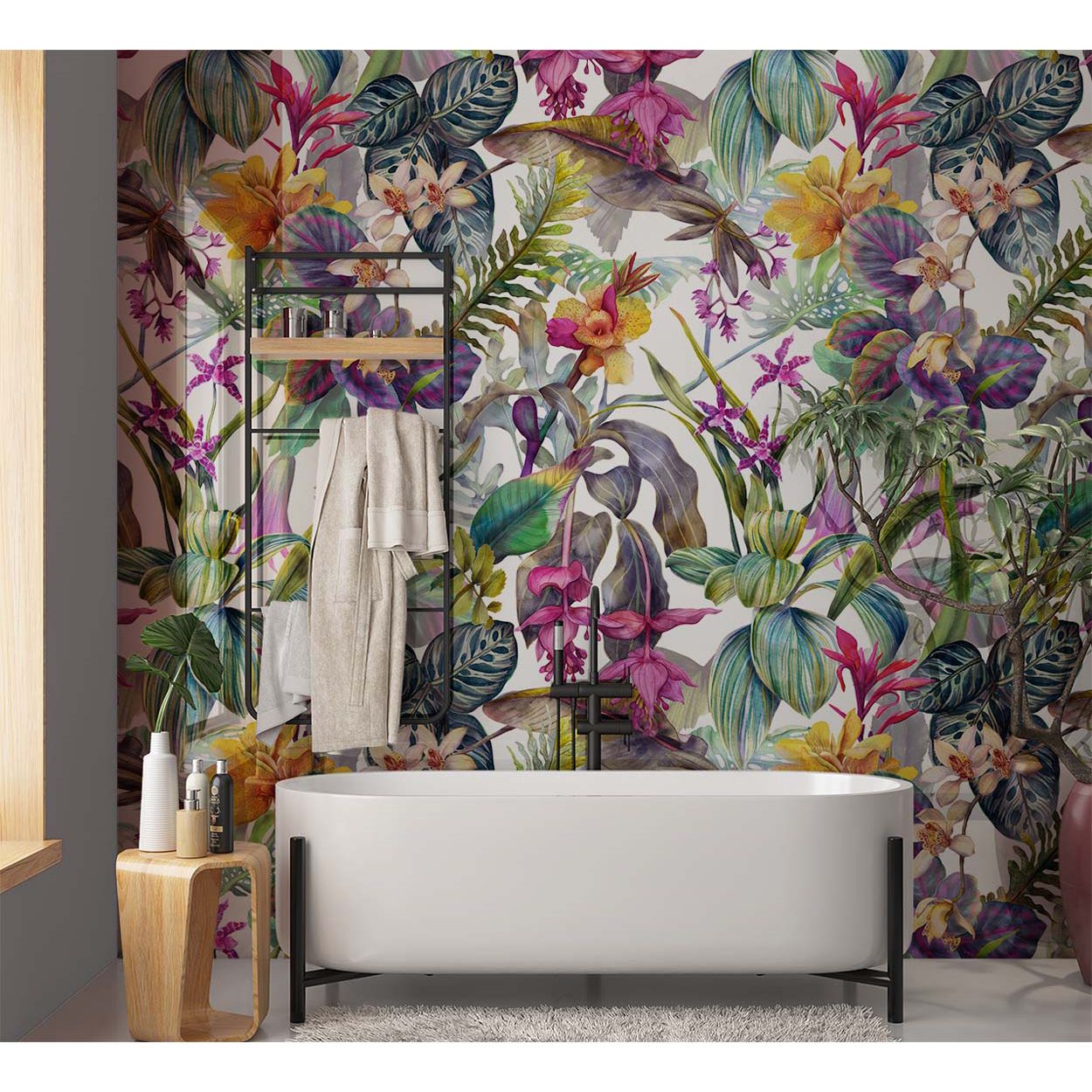 Splashbax Shower Wall Panel Floral Dreams 122X244Cm