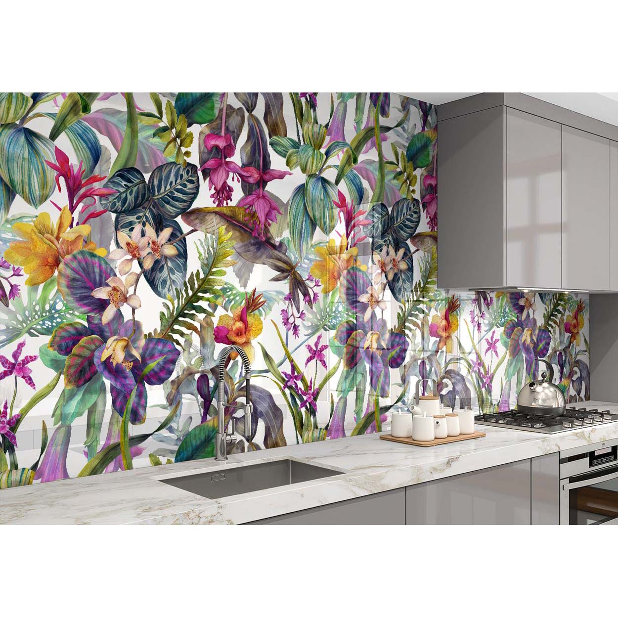 Splashbax Shower Wall Panel Floral Dreams 122X244Cm