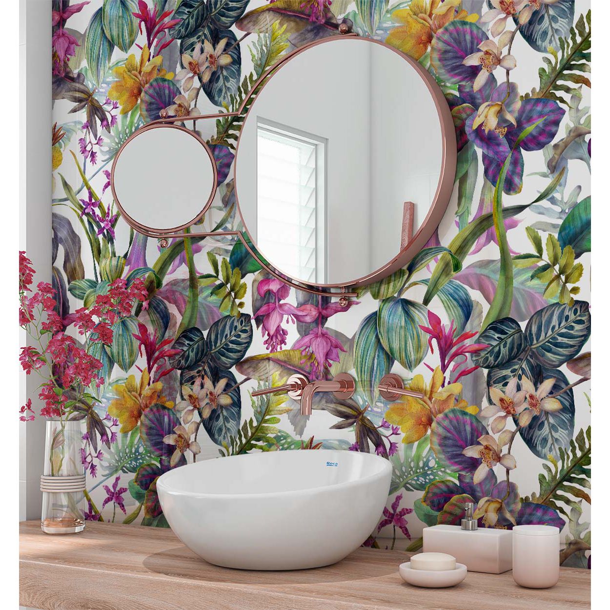 Splashbax Shower Wall Panel Floral Dreams 122X244Cm