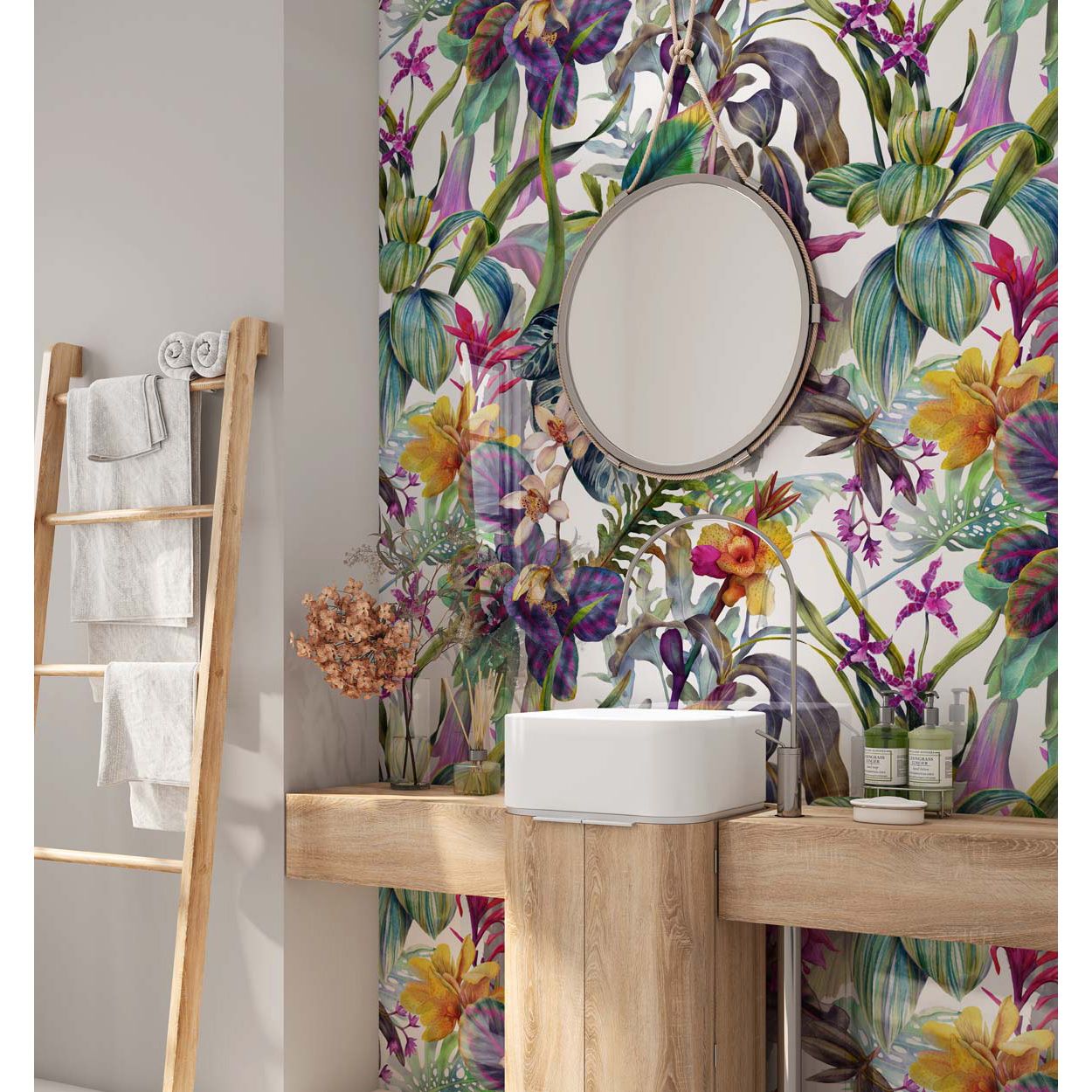 Splashbax Shower Wall Panel Floral Dreams 122X244Cm