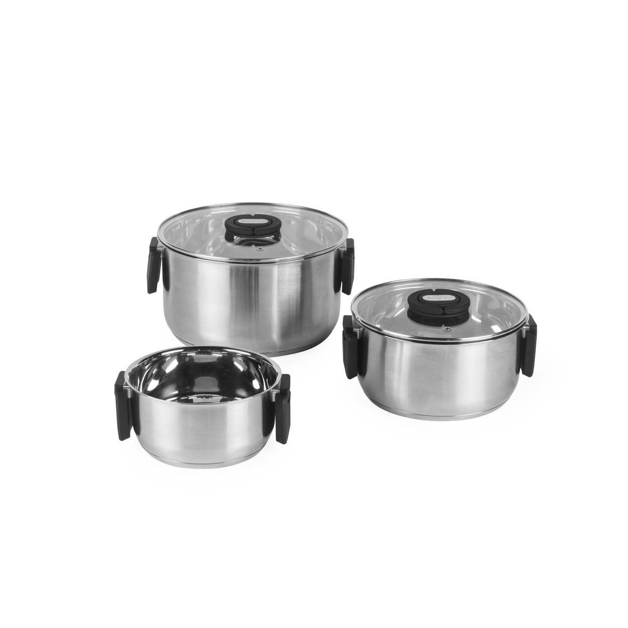 Salter 3PC Stackable Pot Set