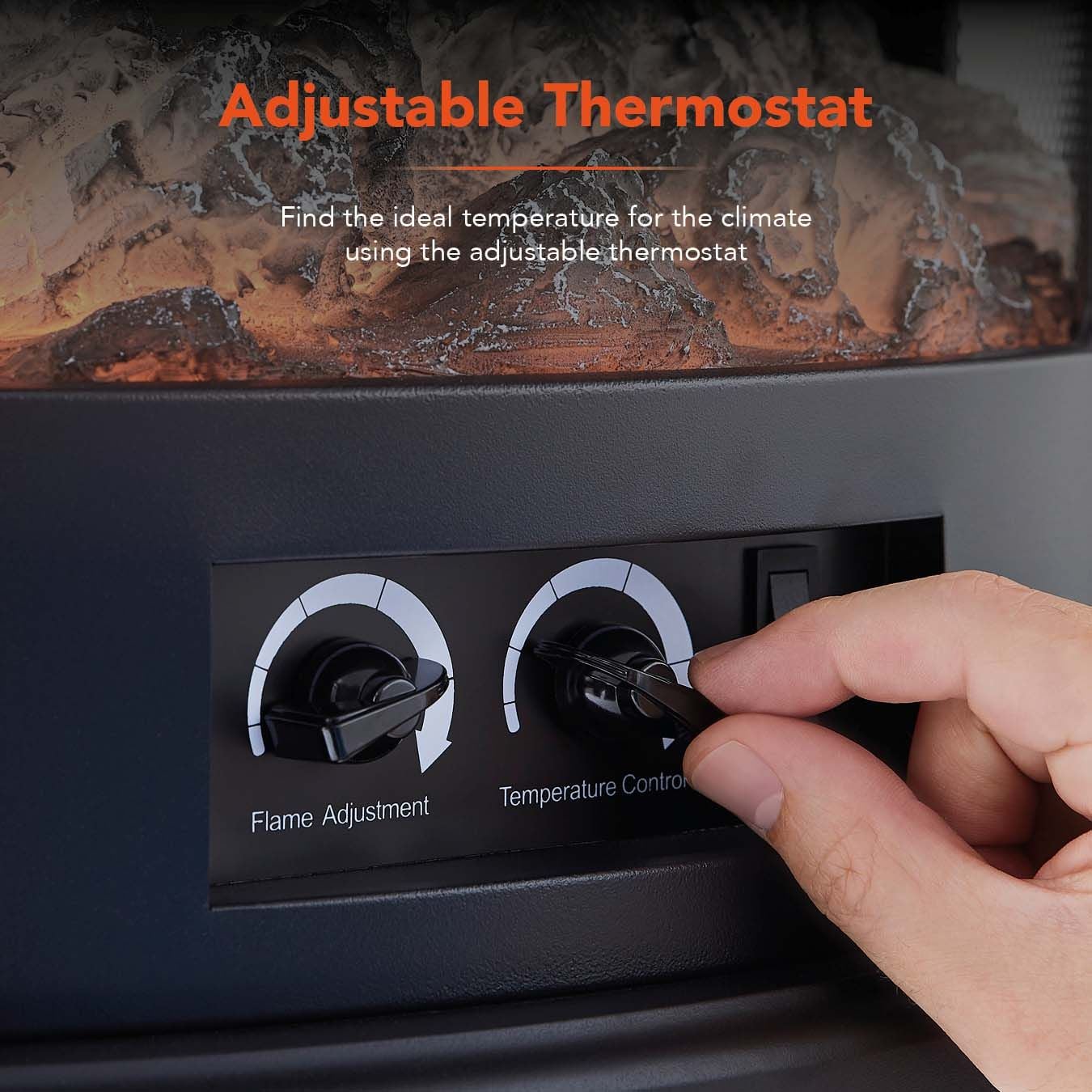 Warmlite Bath 1.8KW Stove Fire