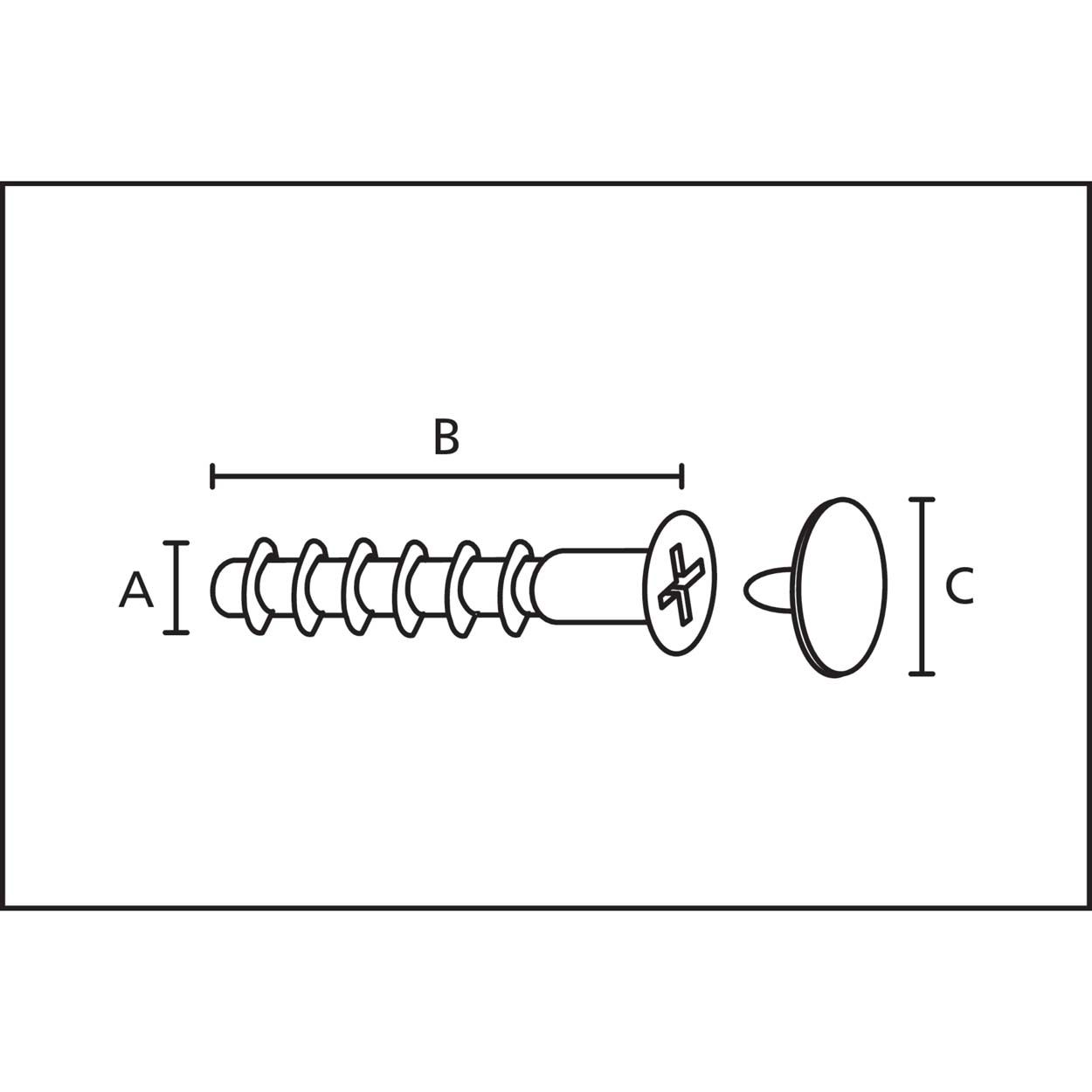 Suki Connect Screws 7X50Mm - 8Pk