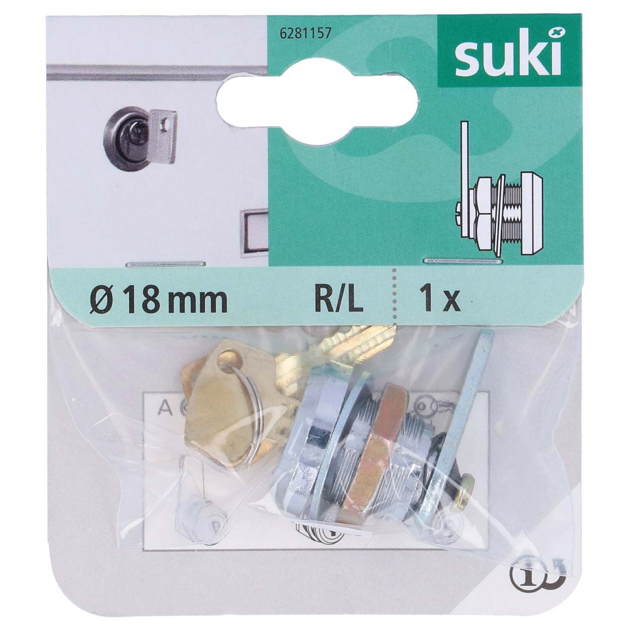 Suki Lock Cylinder Cam 18 Mm