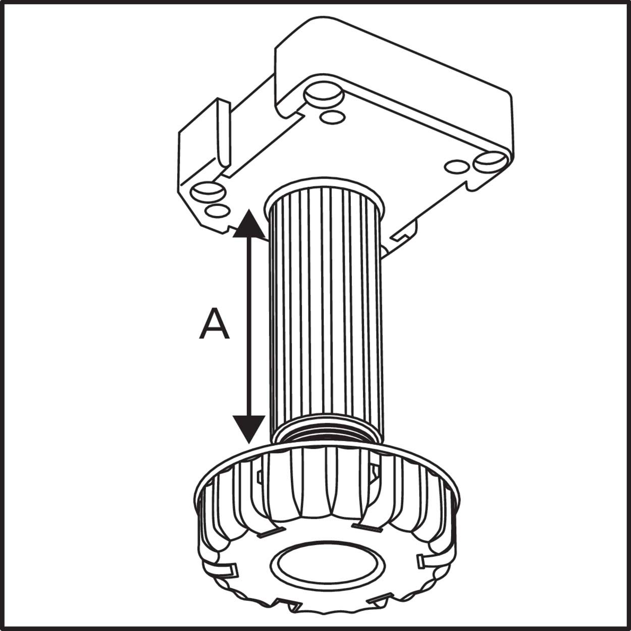 Suki Levelling Foot 90-120Mm