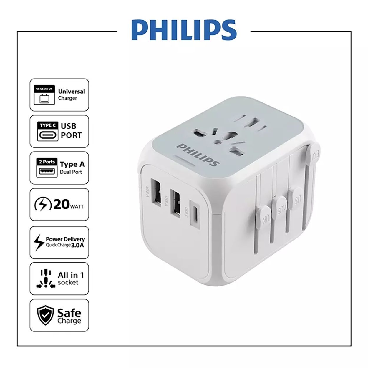 Philips World Travel Adaptor