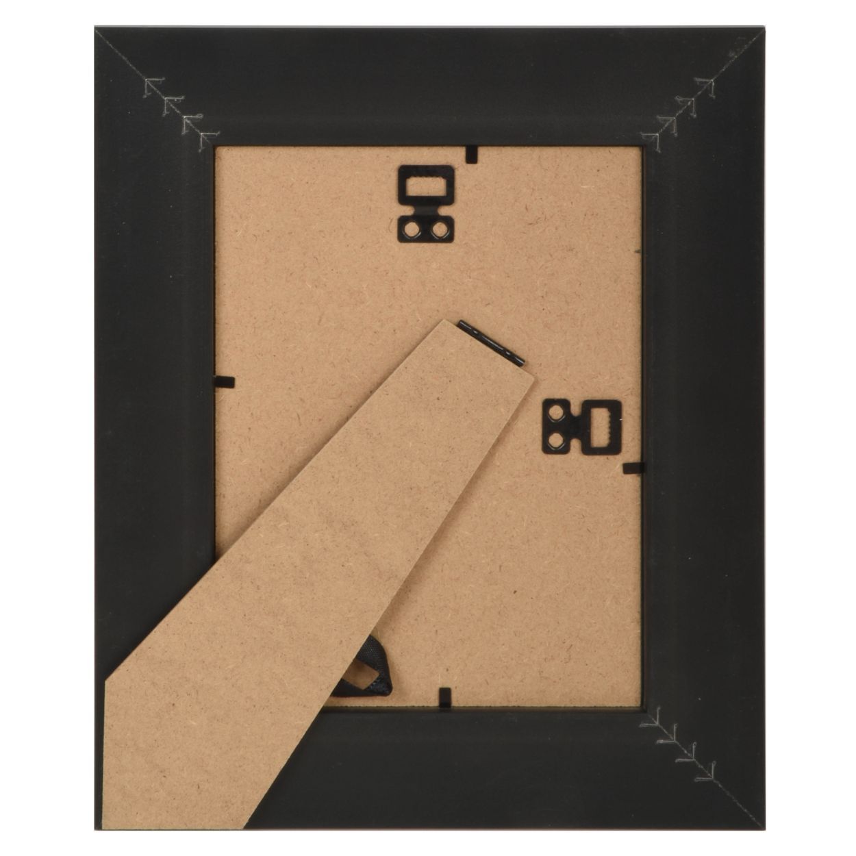 Black Scooped Wide Frame 6 x 8
