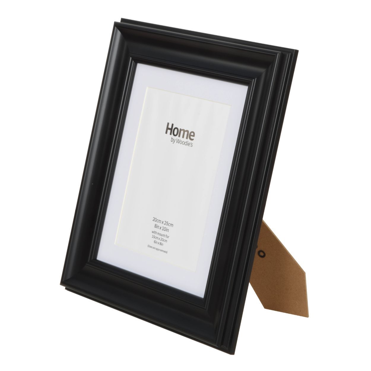 Black Scooped Wide Frame 8 x 10