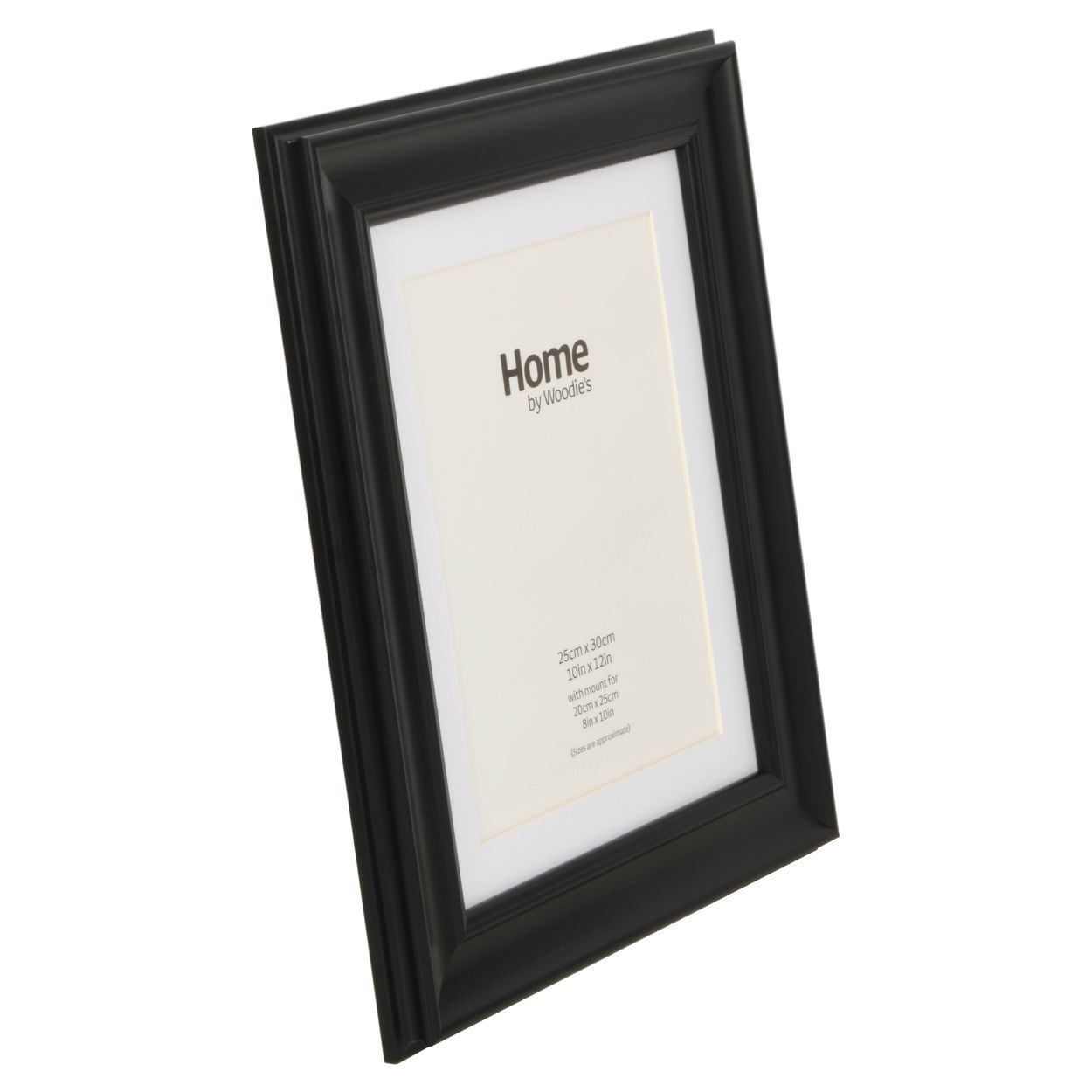 Black Scooped Wide Frame 10 x 12
