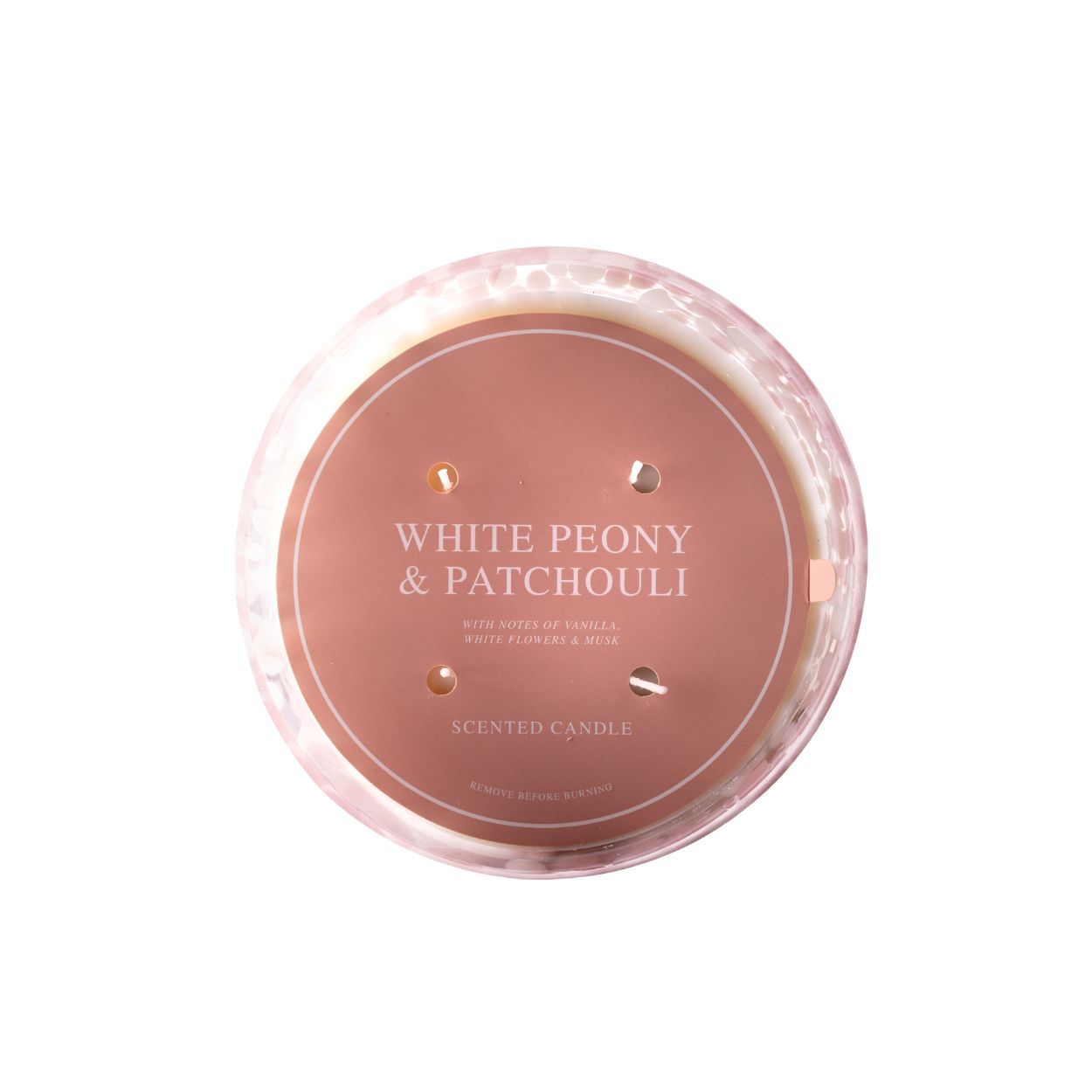 Confetti Murano Candle-Pink