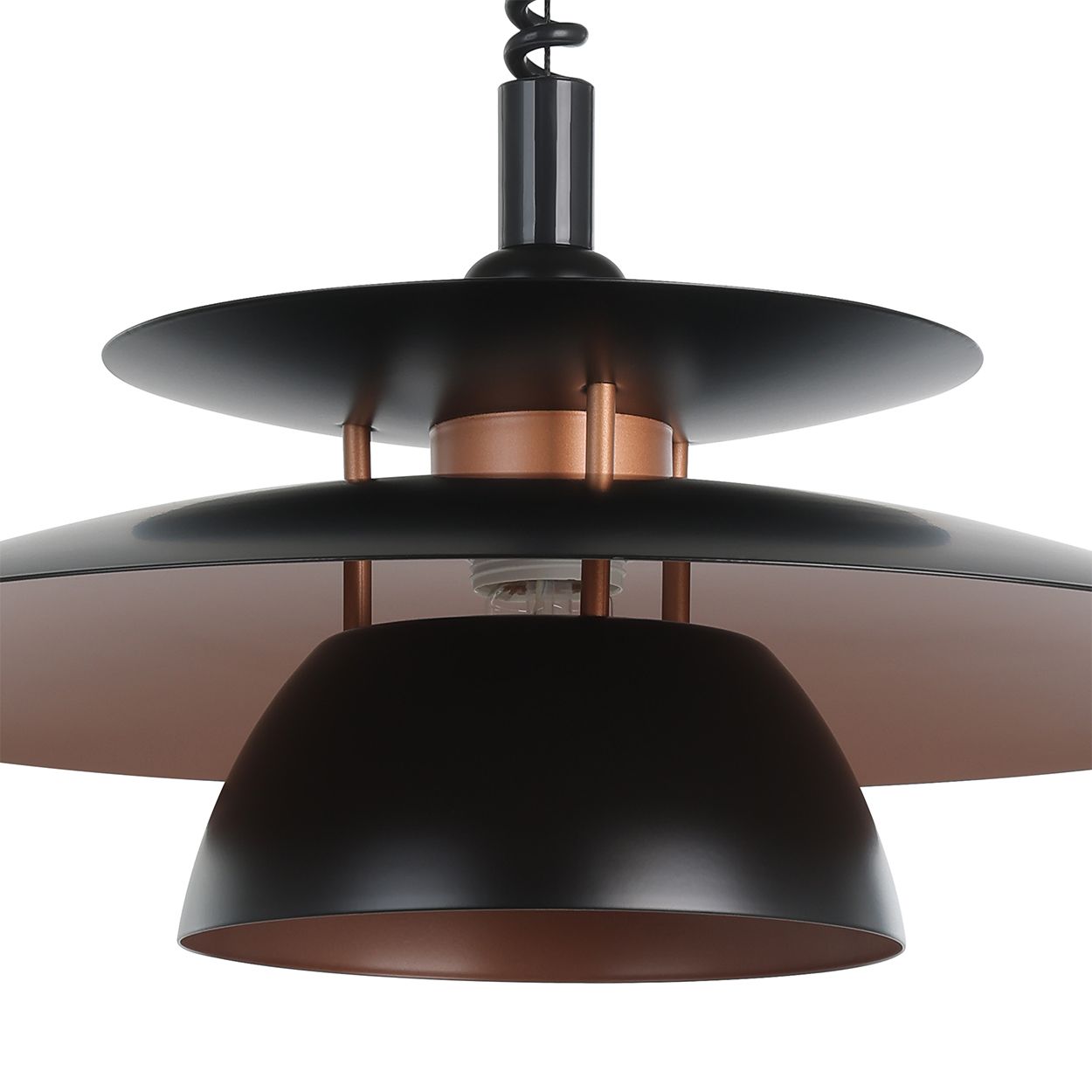 EGLO Brenda Black/Copper Steel Pendant Light