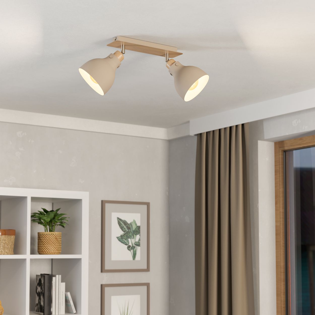 EGLO Arrecife Sandy Wall 2 Light Spot