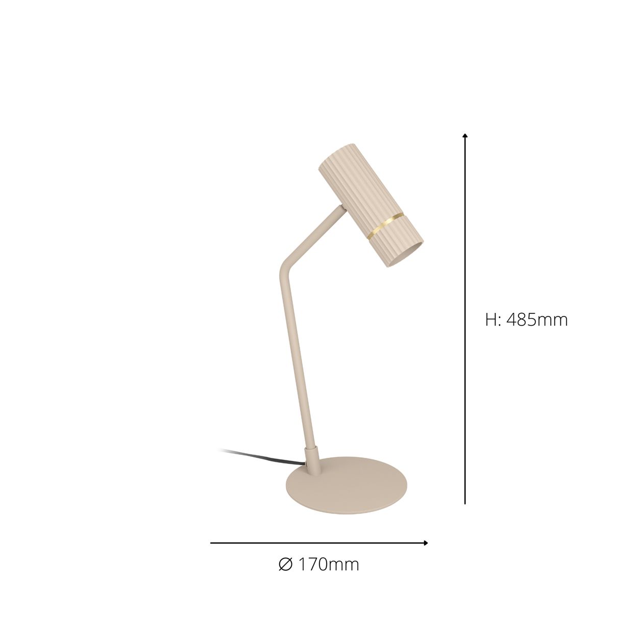 EGLO Caminia Sandy Contemporary Table Lamp